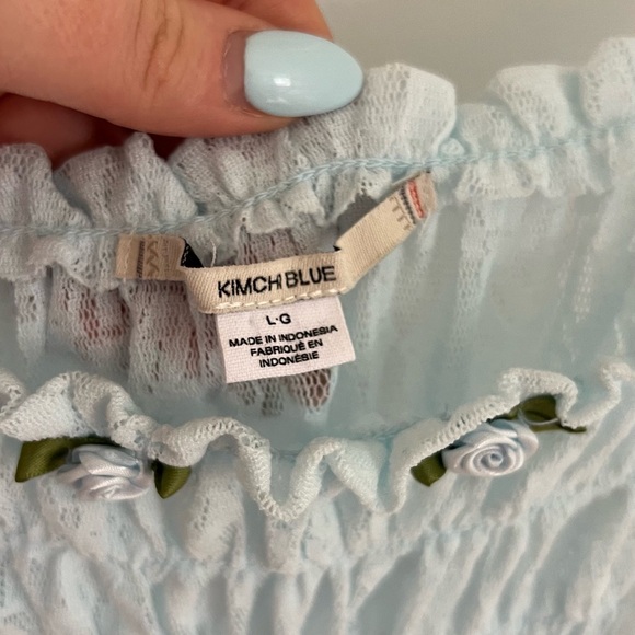 Kimchi blue ashleigh sheer lace top with rosettes - Picture 5 of 7